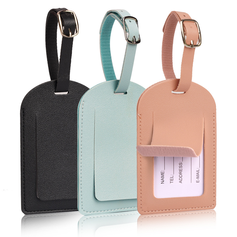 Men Accessories Name - Kadın Erkek Bagaj Etiketleri PU Deri