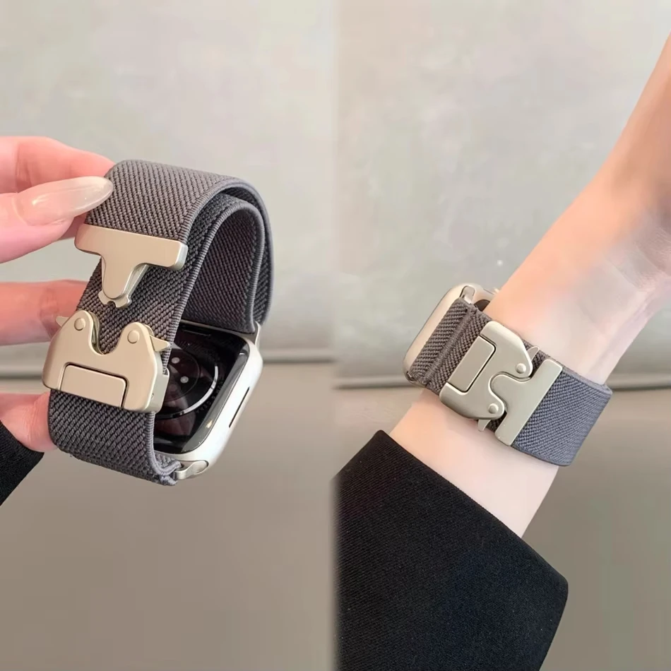 Men Accessories Website - Apple Watch Band için Paraşüt Kayışı
