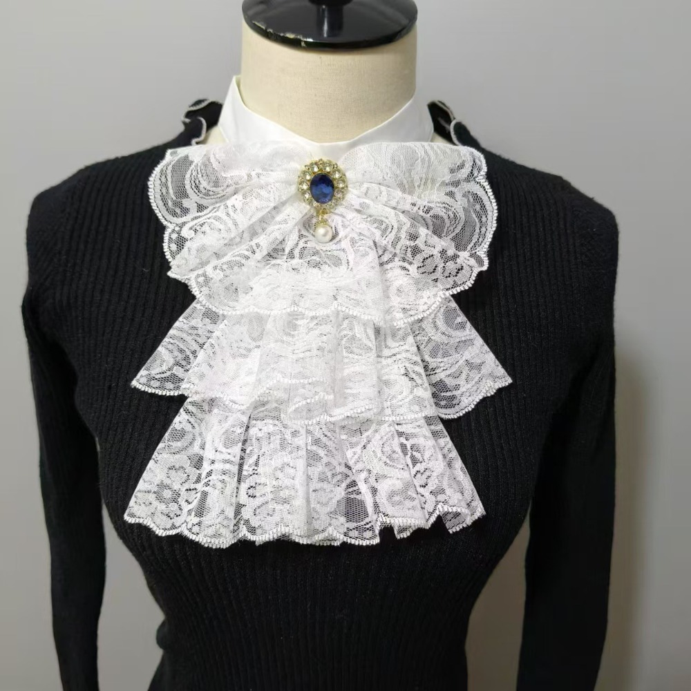 Men'S Victorian Accessories - Yeni Çıkarılabilir Viktorya Dönemi Dantel Yaka