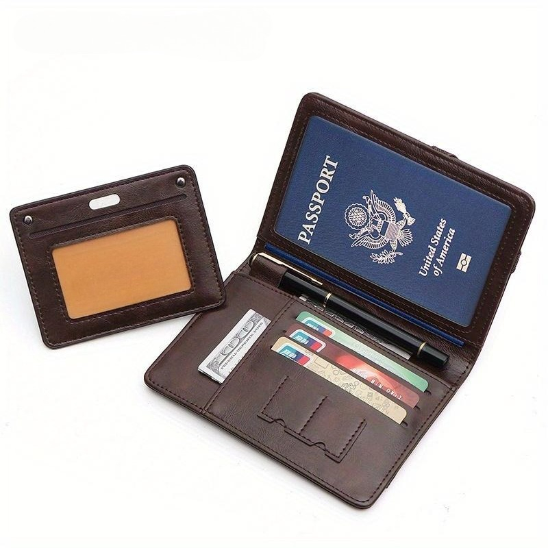 Passport Wallet Rfid - 1PC Hafif Pasaport Cüzdanı RFID Engelleyici