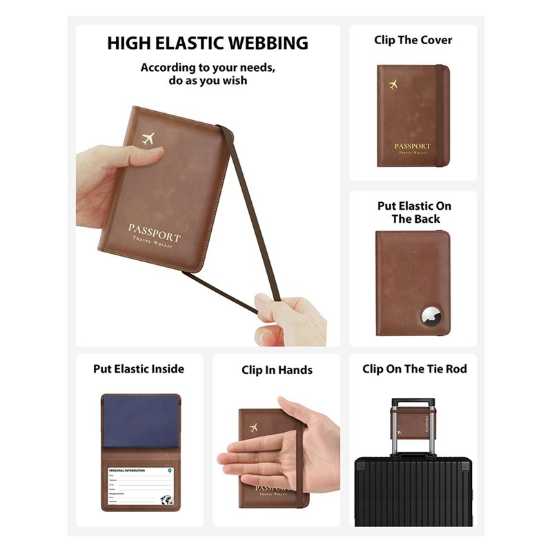 ABRT-Passport Holder, Airtag i - Passport Wallet Rfid incelemesi ve fiyatı