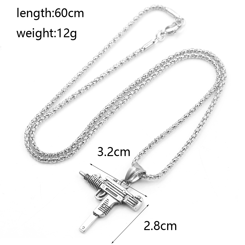 Punk Uzi Tabanca Makineli Tüfe - Men'S Accessories And Jewelry incelemesi ve fiyatı