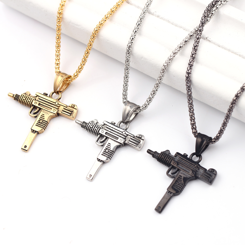 Punk Uzi Tabanca Makineli Tüfe - Men'S Accessories And Jewelry incelemesi ve fiyatı