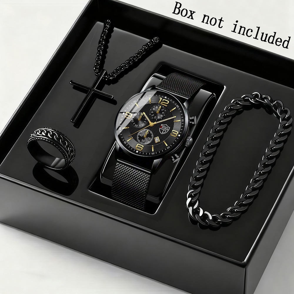 4 parçalı/set Erkek Şık Kuvars - Men Accessories Elegant incelemesi ve fiyatı