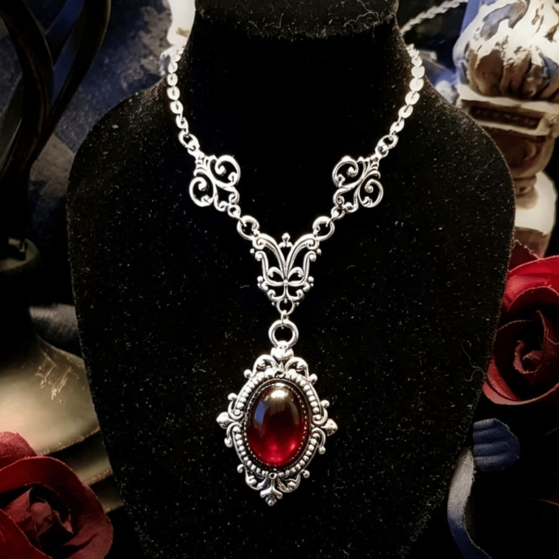 Vampir Cameo Kolye,Kan Cameo,G - Men'S Victorian Accessories incelemesi ve fiyatı