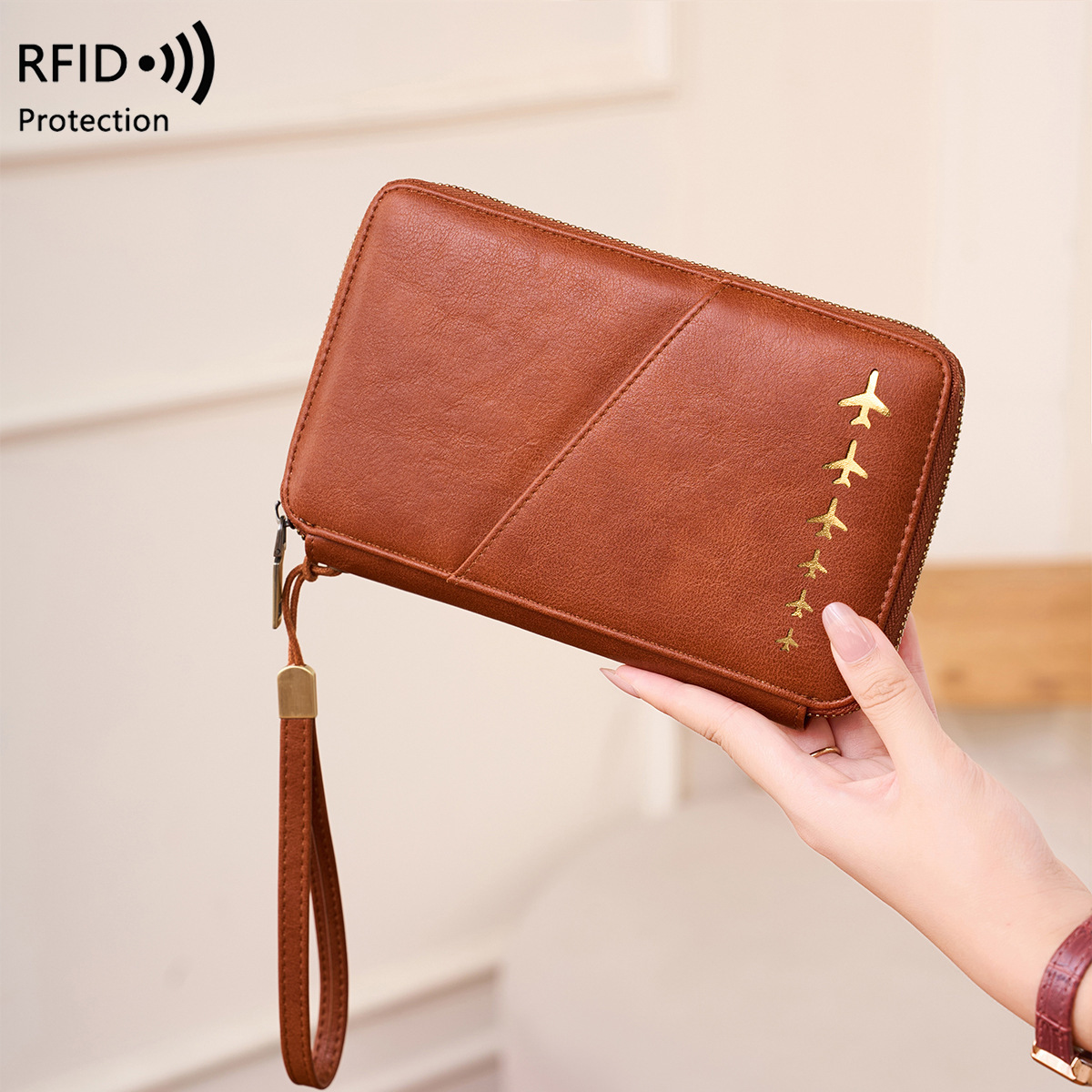 Trendy Uçak Tasarımlı RFID Eng - Passport Wallet Rfid incelemesi ve fiyatı