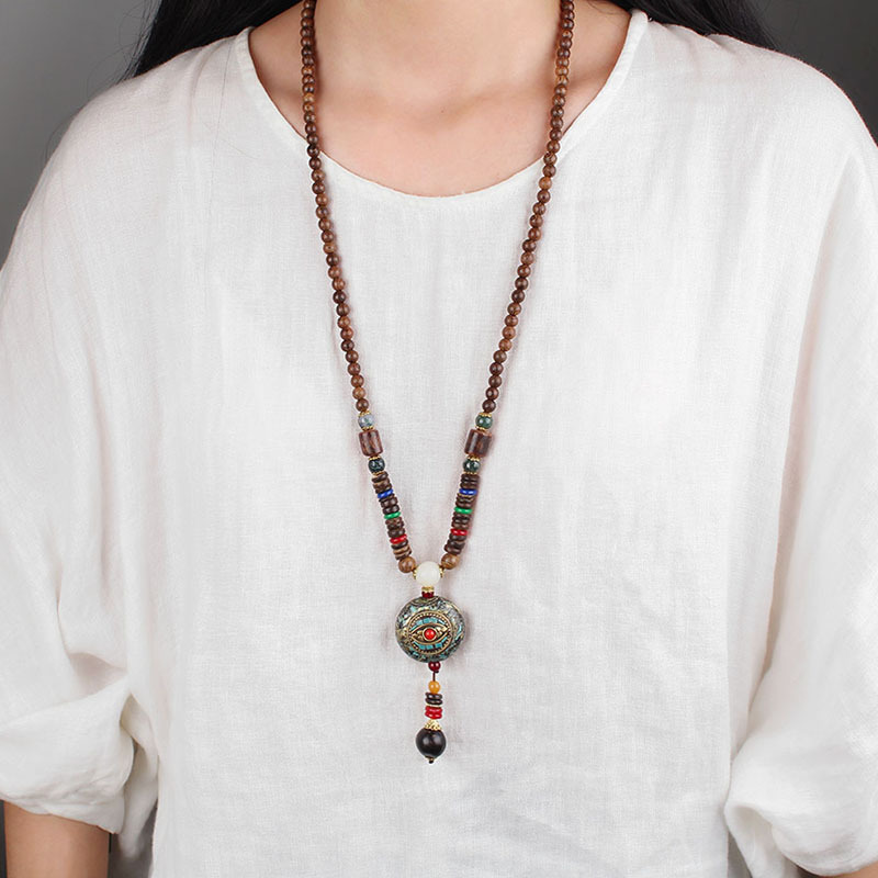 Nepal kolye kazak zinciri ahşa - Men Accessories Nepal incelemesi ve fiyatı