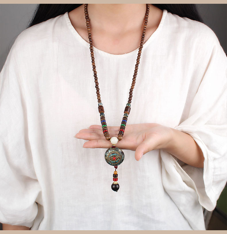 Nepal kolye kazak zinciri ahşa - Men Accessories Nepal incelemesi ve fiyatı