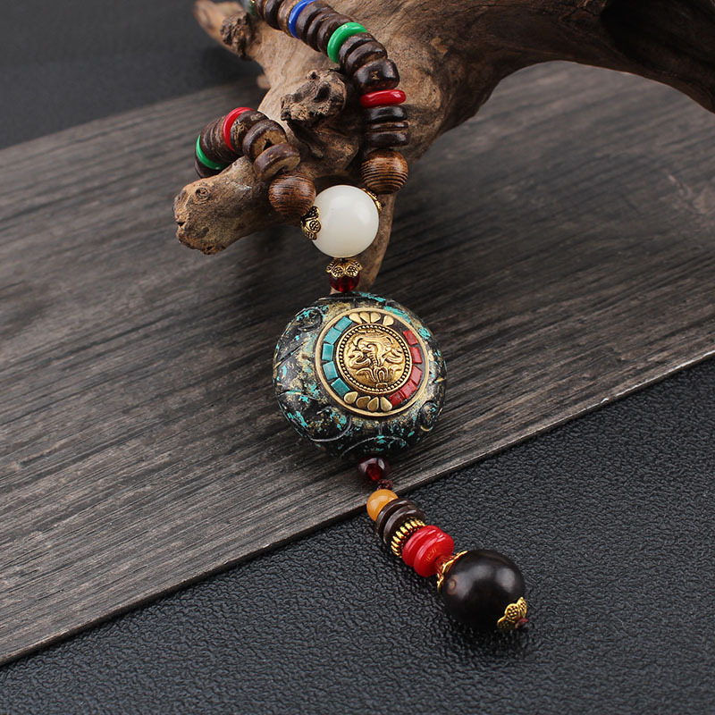 Nepal kolye kazak zinciri ahşa - Men Accessories Nepal incelemesi ve fiyatı