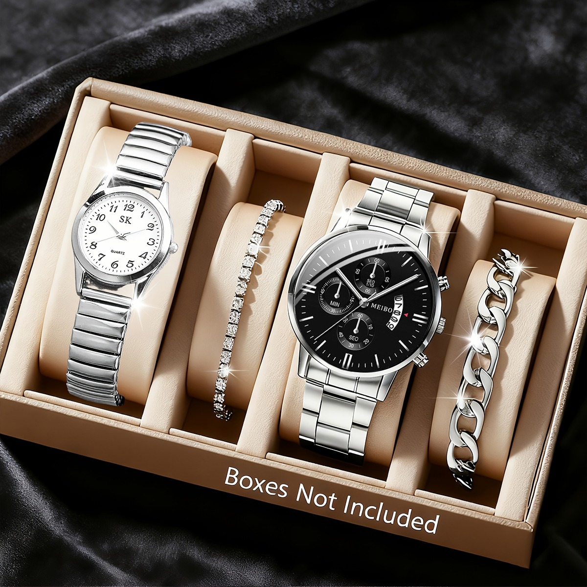 4 adet moda çiftler saatler bi - Men Accessories Elegant incelemesi ve fiyatı