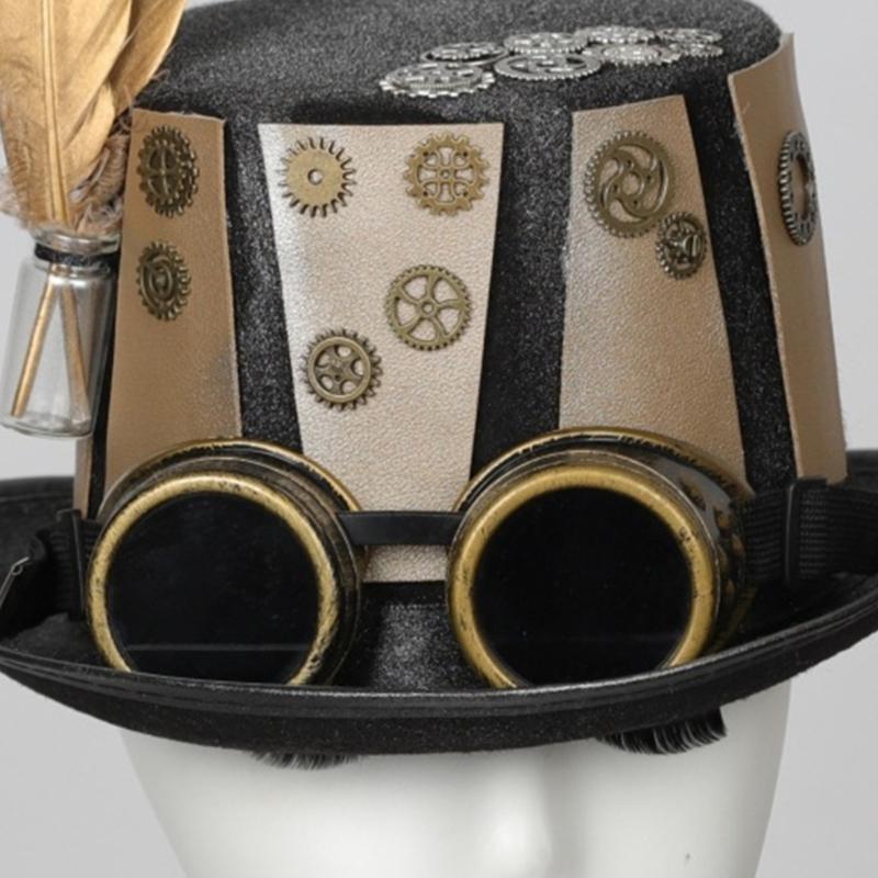 652F Altın Dişli Silindir Şapk - Men'S Victorian Accessories incelemesi ve fiyatı