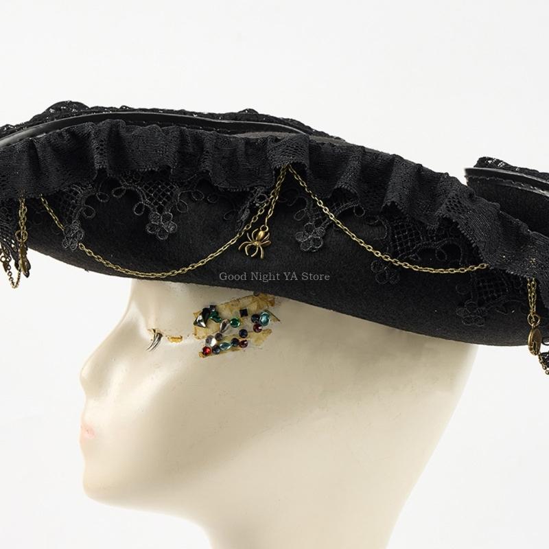 Dantel Trim Bat Gear Pirate Ha - Men'S Victorian Accessories incelemesi ve fiyatı