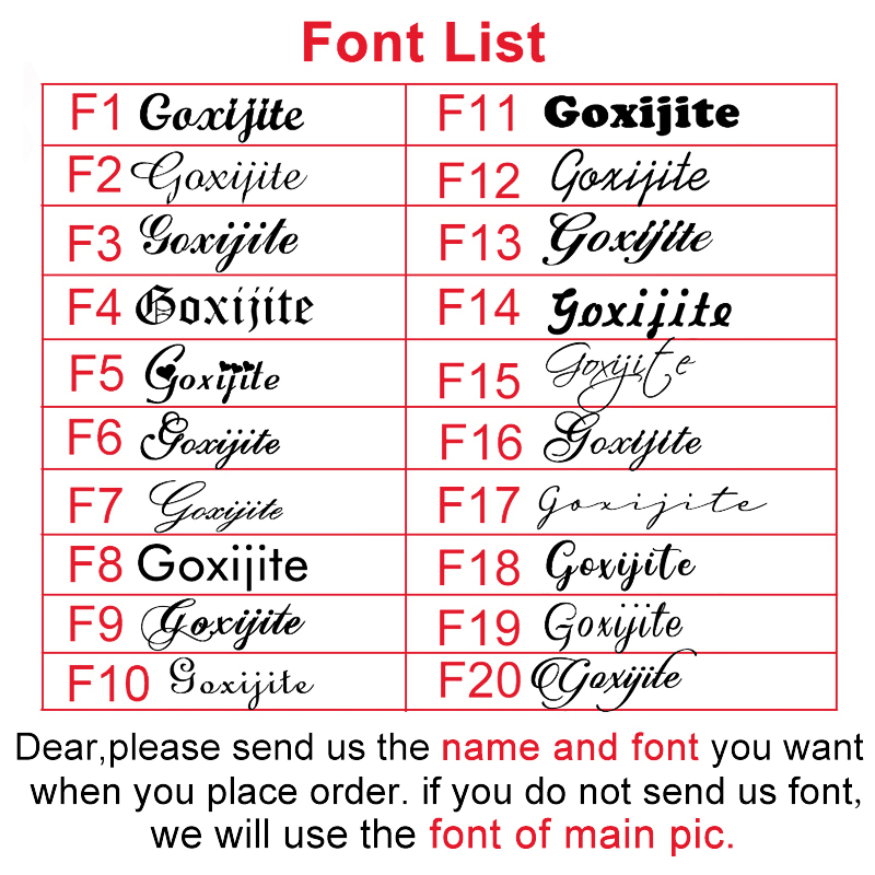Goxijite Özelleştirmek Adı Kol - Men Accessories Name incelemesi ve fiyatı