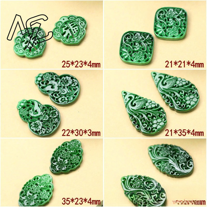 2 adet DIY Doğal Kuru Yeşil Zü - Men'S Accessories And Jewelry incelemesi ve fiyatı