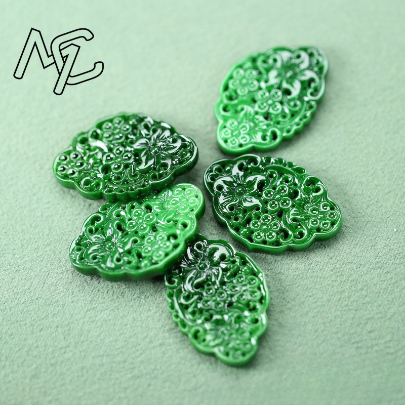 2 adet DIY Doğal Kuru Yeşil Zü - Men'S Accessories And Jewelry incelemesi ve fiyatı