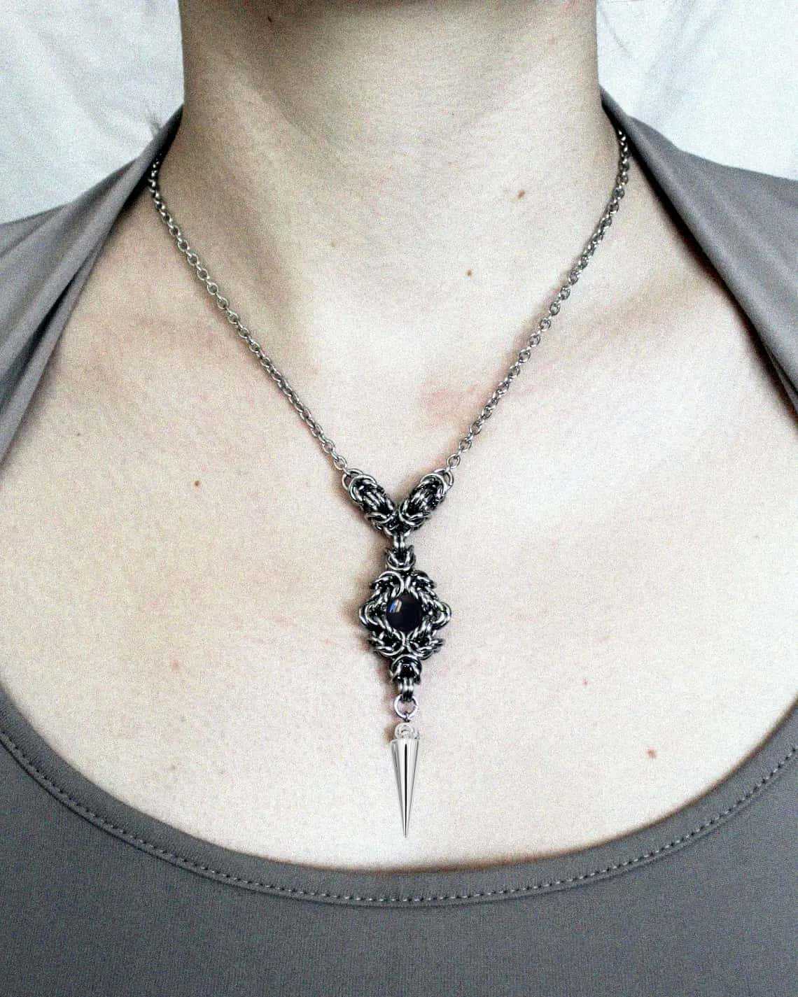 Punk perçin kolye, toka, Gotik - Men'S Victorian Accessories incelemesi ve fiyatı
