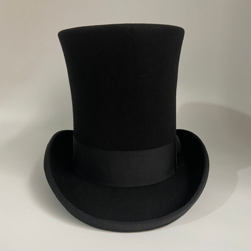 Siyah Yün Keçe Silindir Şapka  - Men'S Victorian Accessories incelemesi ve fiyatı
