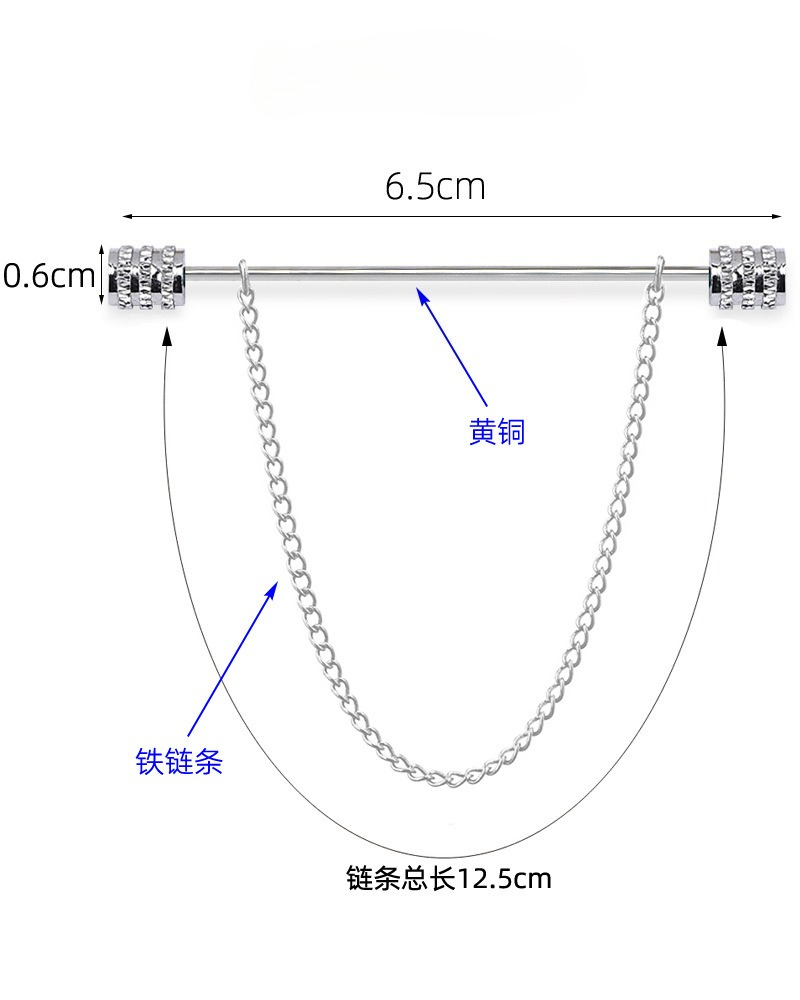 Yeni erkek broş gömlek için st - Men'S Accessories And Jewelry incelemesi ve fiyatı