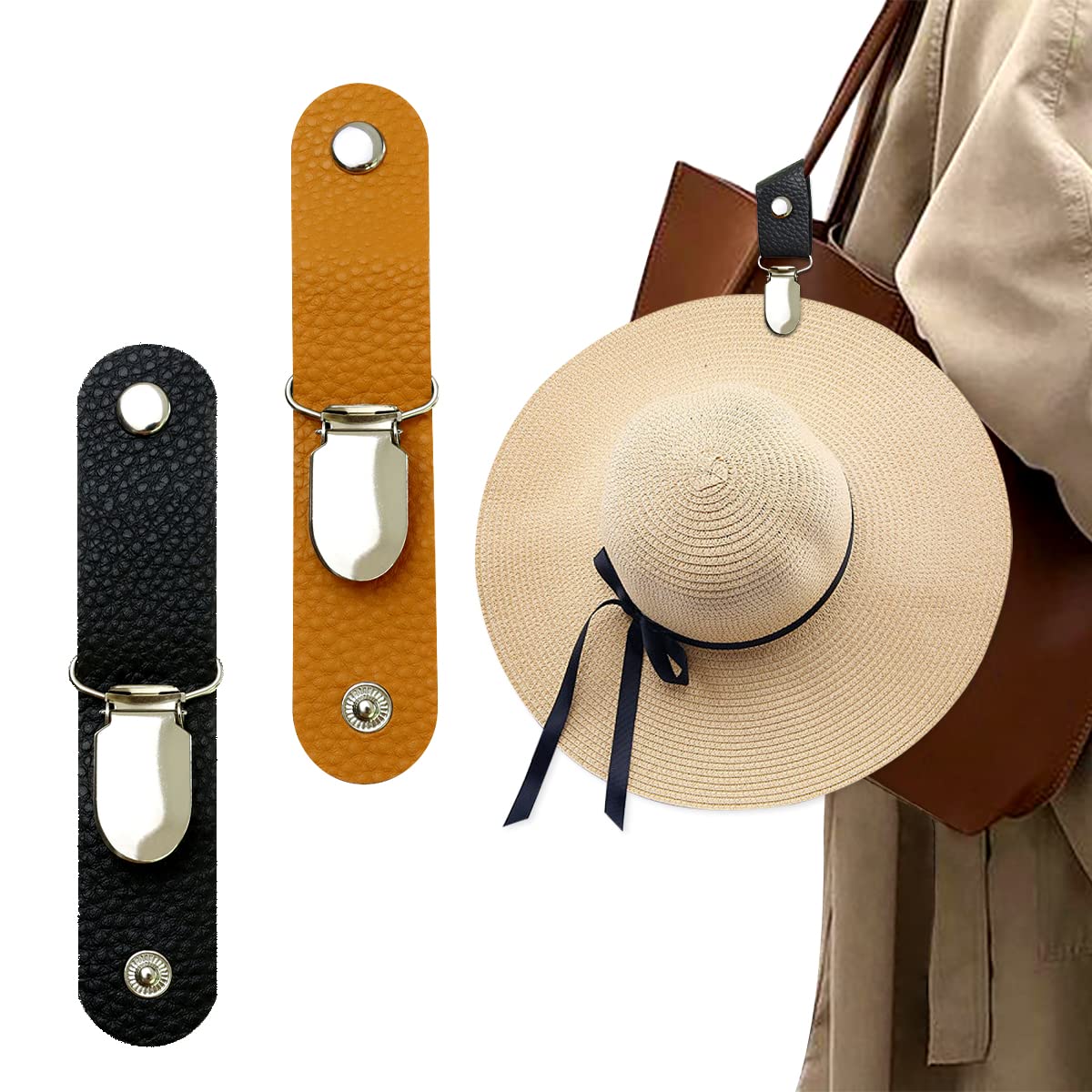 PU Deri Şapka Klipsi, Seyahat  - Men Accessories For Beach incelemesi ve fiyatı